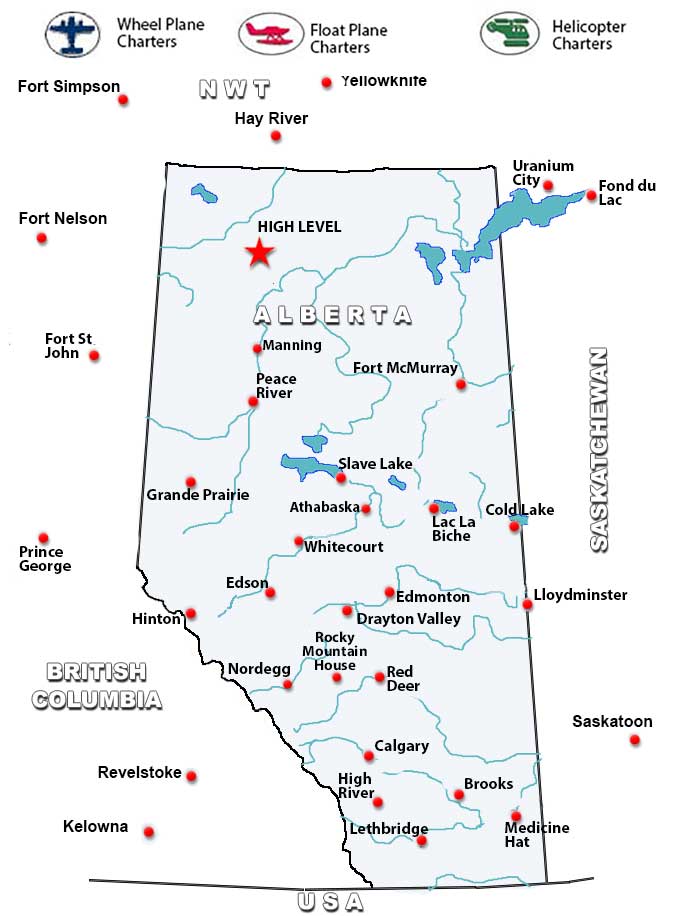 Charter Flights To High Level Alberta Charter Flight Network